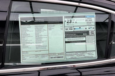 2026 Genesis G70 2.5T Prestige