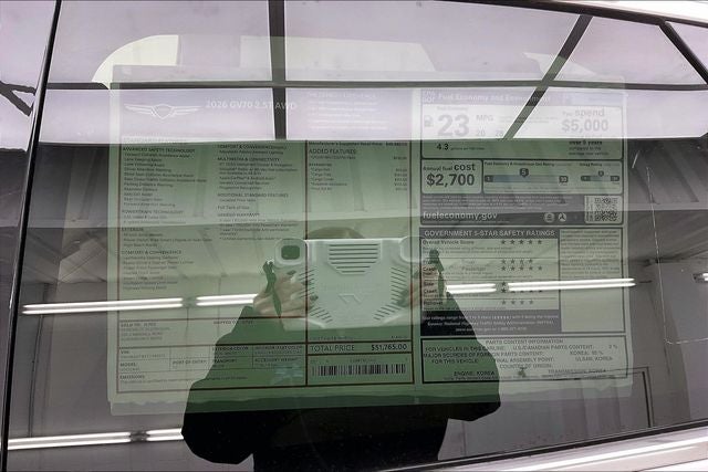 2026 Genesis GV70 2.5T